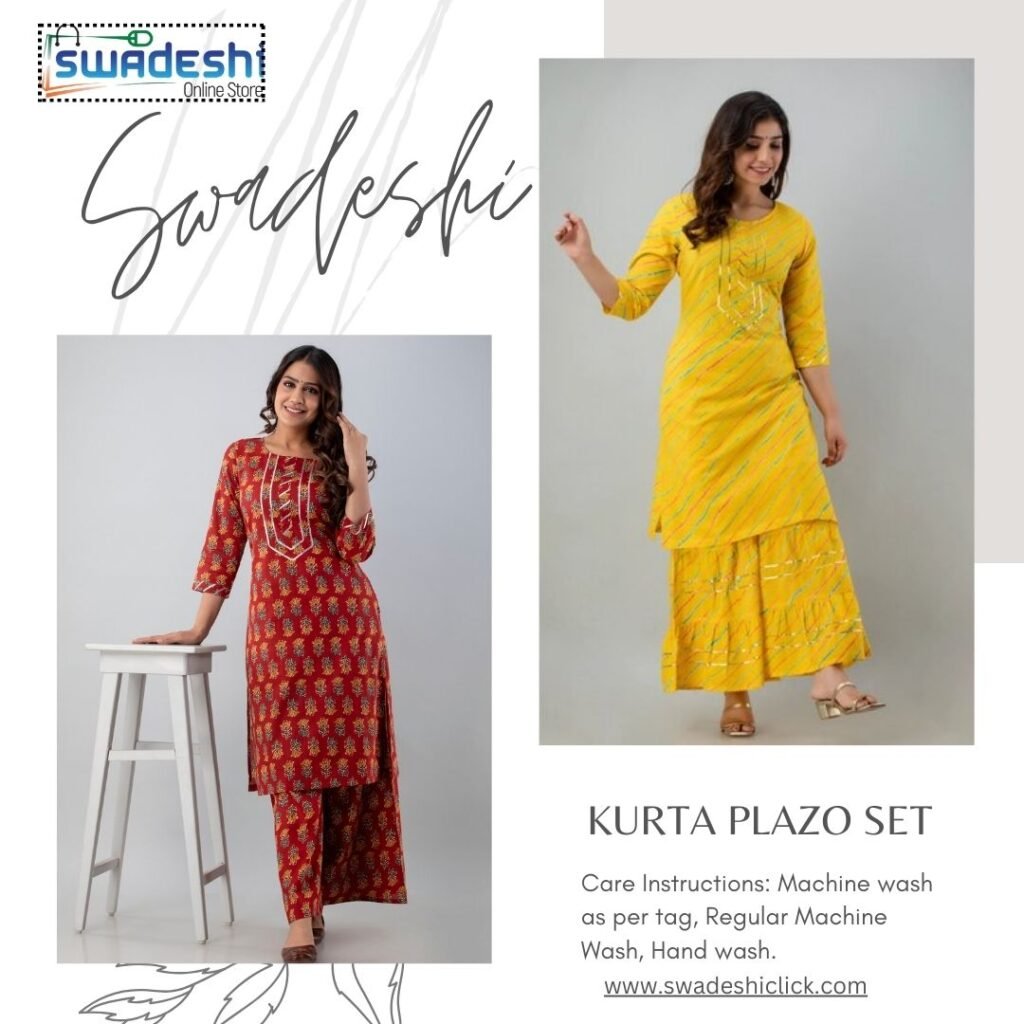 kurti with palazzo set